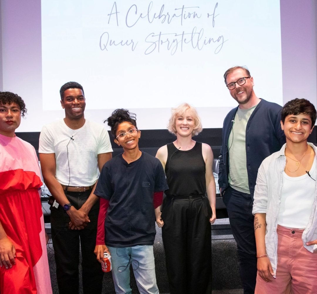 A group of people on stage